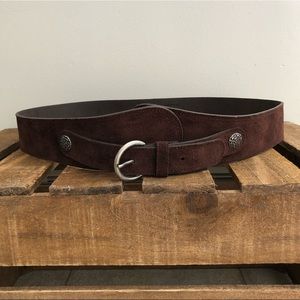 Suede Waist Belt